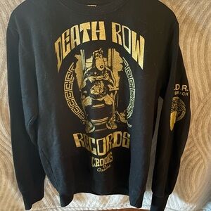 Crooks & Castles Black and Gold Crewneck Sweater